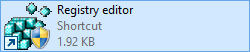 Registry Editor shortcut