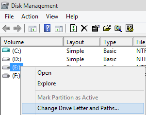 Change Drive Letter and Paths Change Drive Letter and Paths