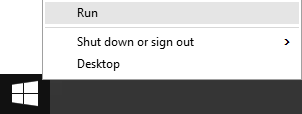 Run in context menu Run in context menu