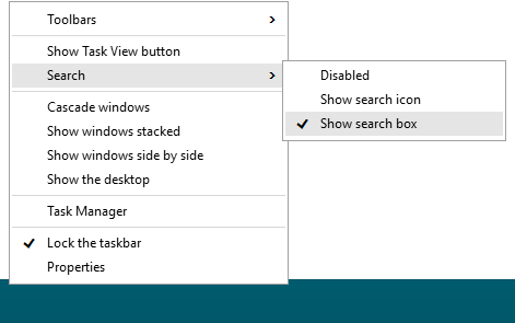 Show search box Show search box